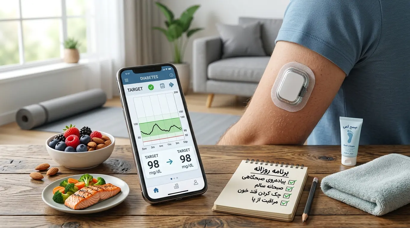 آیا می‌توان دیابت نوع ۲ را بدون دارو مدیریت کرد؟ راهکارهای سبک زندگی و کنترل قند خون